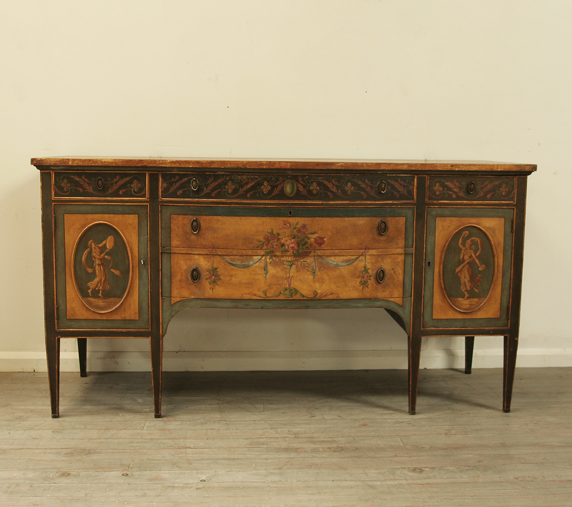 Neoclassical Painted Sideboard Haunt Antiques for the Modern Interior